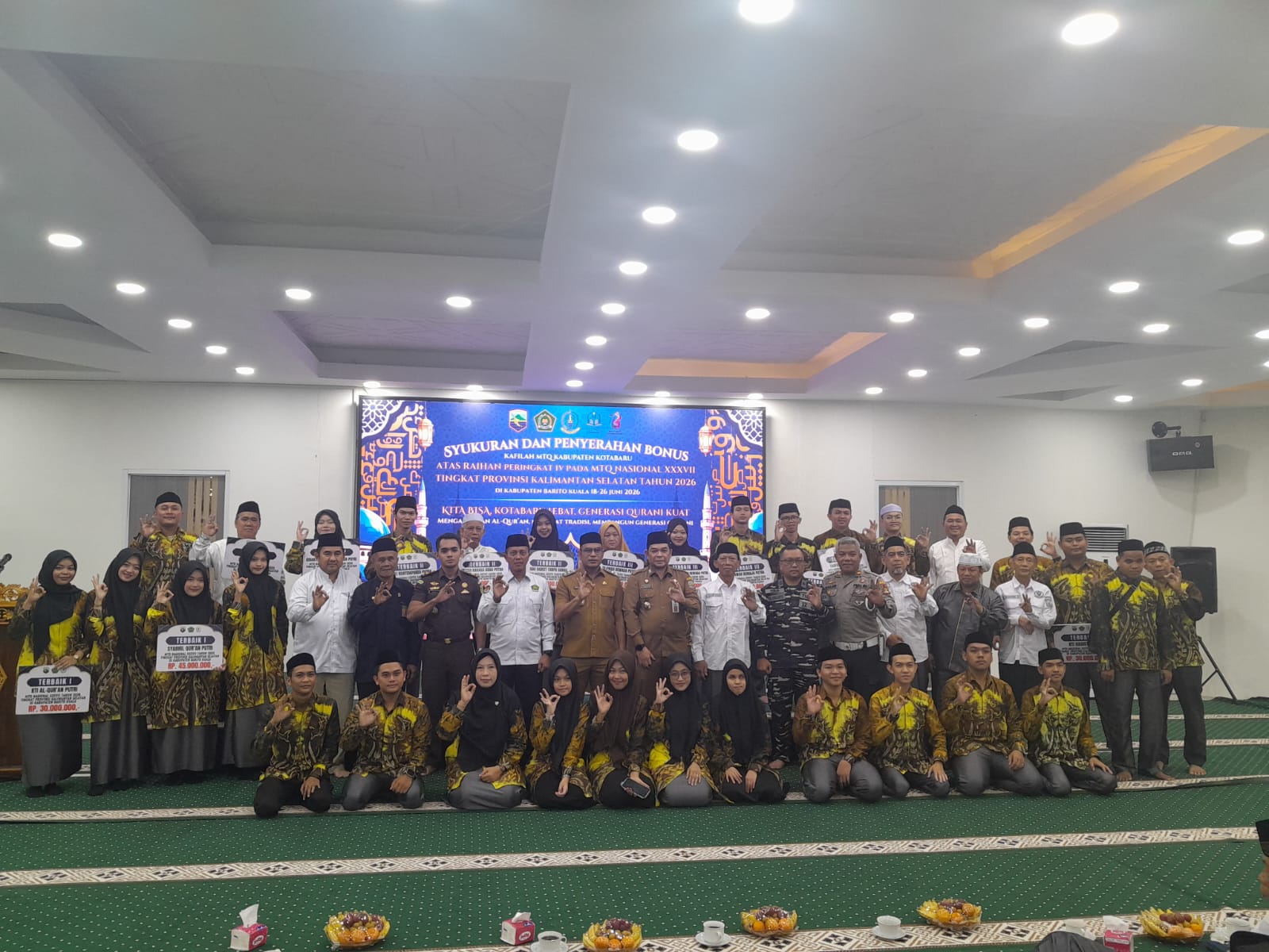 Syukuran dan Pembagian Bonus Kafilah Kotabaru